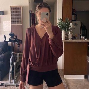 Maroon blouse